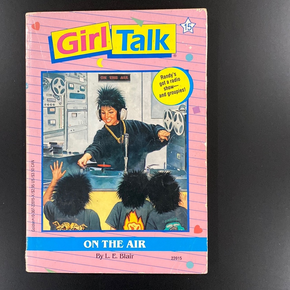 Girl Talk #15: On the Air by L. E. Blair - Vintage Paperback Novel